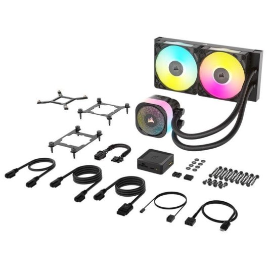 Refrigeração Líquida Corsair iCUE LINK TITAN 240 RX RGB 2 Ventoinhas RGB