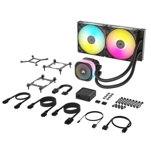 Corsair iCUE LINK TITAN 280 RX RGB Kit Refrigeración Líquida 280mm Negra