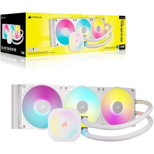 Refrigerazione Liquida Corsair iCUE LINK TITAN 360 RX RGB 360mm 3 Ventole