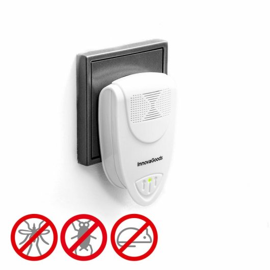InnovaGoods Kl Duo Repelente Ultrasónico de Plagas 2 Unidades