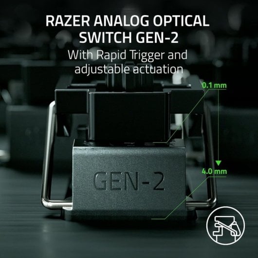 Razer Huntsman V3 Pro TKL Teclado Mecánico Gaming Switch Analog Optical Gen2 Blanco Layout USA