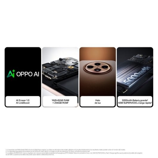 OPPO Reno12 F 4G 16GB(8GB+8GB)/256GB Gris Libre + Cargador 45W