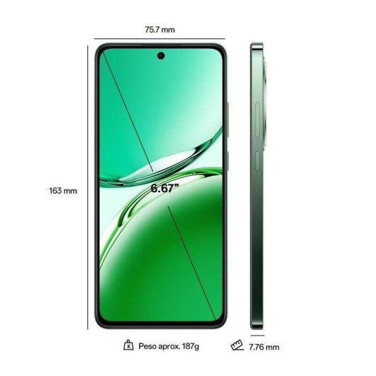 OPPO Reno12 FS 5G 12GB 512GB 6.67" Verde