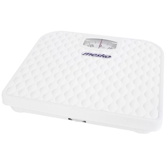 Mesko MS8160 Báscula de Baño Analógica sin Pilas hasta 130Kg Blanco