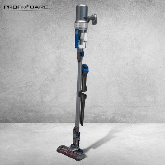 Aspirateur sans Fil ProfiCare BS 3085 220W 40min Filtre Acier Inoxydable Accessoires LED