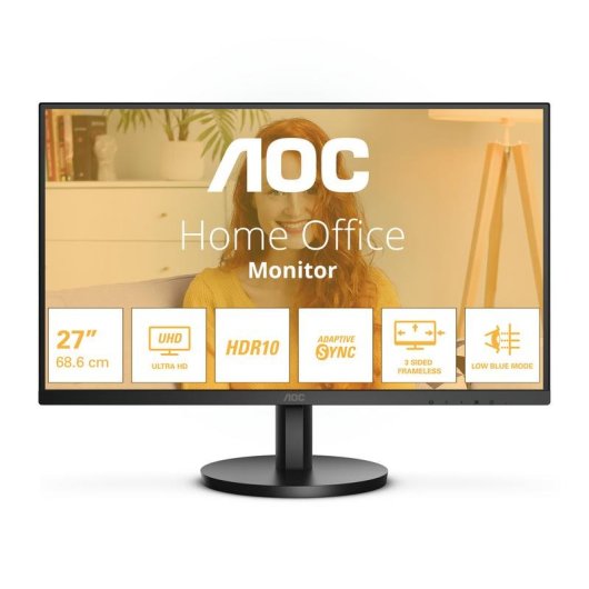 Monitor PC AOC U27B3M 27" UltraHD 4K 60Hz VA HDR10 AdaptiveSync 4ms