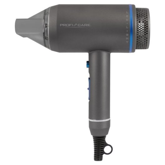 Asciugacapelli professionale Proficare Ht 3082 Ionic, design a tubo, illuminazione a LED, 3 livelli di temperatura