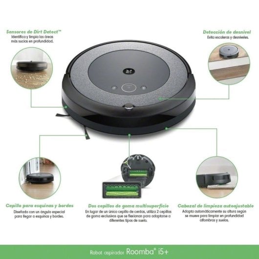 iRobot Roomba Combo i5+ Robot Aspirador com Base de Esvaziamento Automático Preto