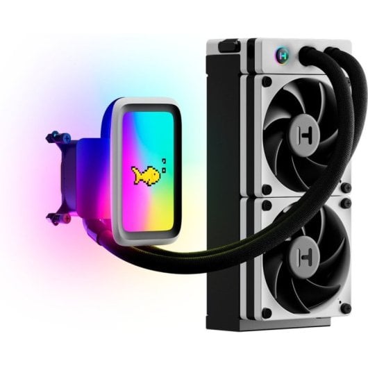 Hyte THICC Q60 Kit Refrigeración Líquida con Pantalla 240mm Blanca/Negra
