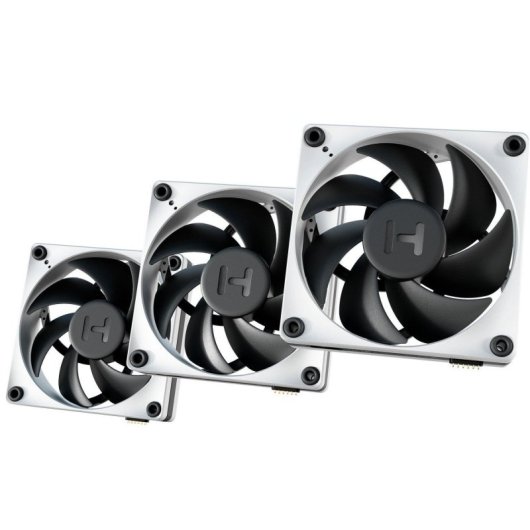 Lot de 3 ventilateurs supplémentaires Hyte THICC FP12 blancs 120 mm