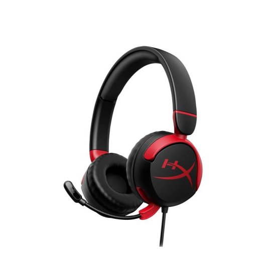 Casque HyperX Cloud Mini filaire 3,5 mm gaming enfant avec ANC noir