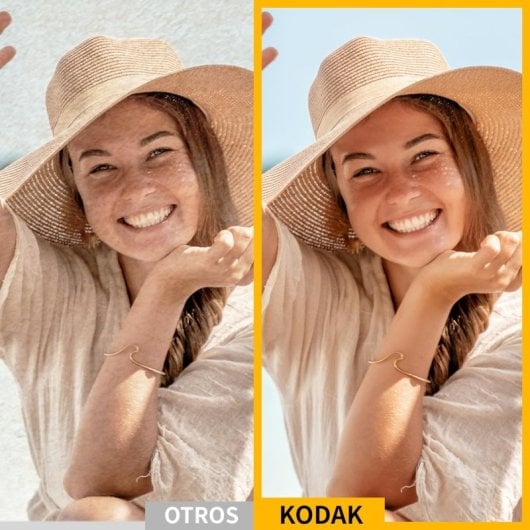 Kodak Mini Shot 2 Retro Cámara Instantánea con Impresora Blanca + 68 Hojas