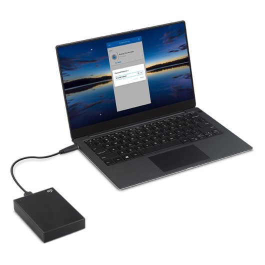 Seagate One Touch HDD 5 TB Externe Festplatte Schwarz