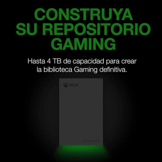 Seagate Game Drive STKX4000402 4TB USB 3.2 Licencia Oficial Xbox Negro