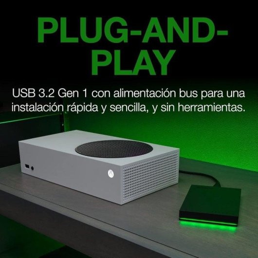 Seagate Game Drive STKX4000402 4TB USB 3.2 Licencia Oficial Xbox Negro