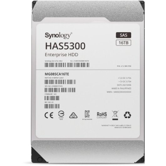 Synology HAS5300-12T Interne Festplatte 3.5" 12 TB SAS