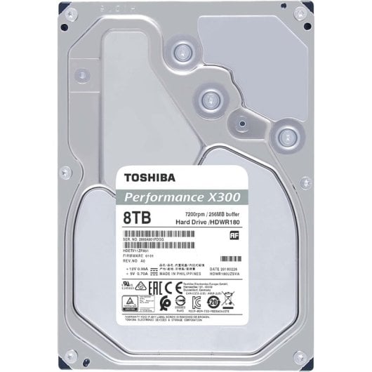 Toshiba X300 3.5" 8 TB Serial ATA III