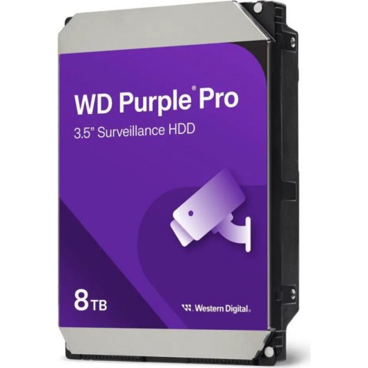 Disco Duro Western Digital Purple Pro 8TB HDD 7200rpm 256MB SATA 265MB/s