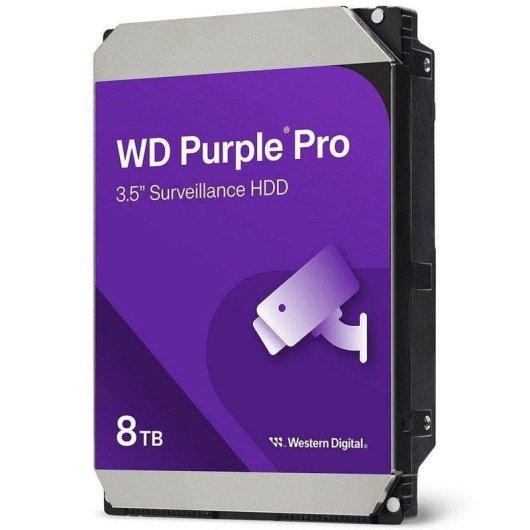 Disco Duro Western Digital Purple Pro 8TB HDD 7200rpm 256MB SATA 265MB/s