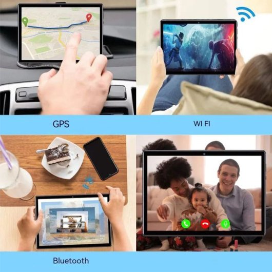 Vanwin G16 WiFi 10.36" 4/64GB Azul + Funda con Teclado + Funda de Piel