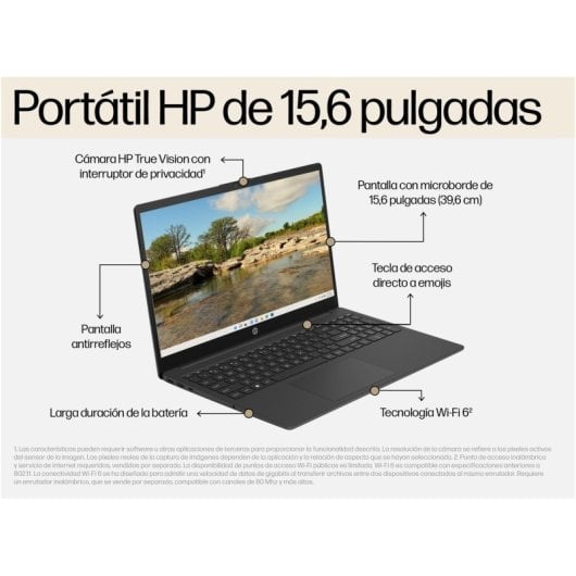 HP 15-FD0133NS Intel Core i7-1255U/16GB/512GB SSD/15.6"