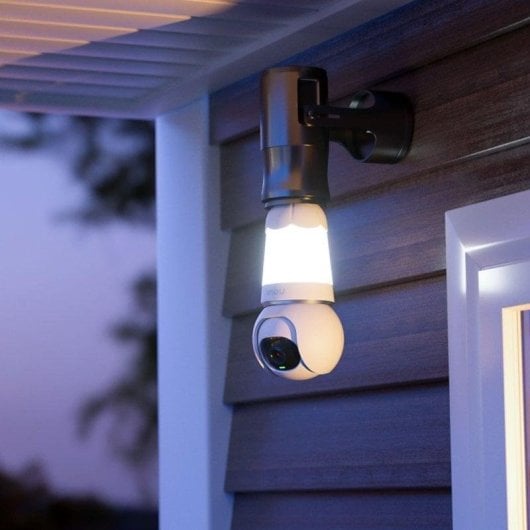 Videocamere di sorveglianza Imou Bulb Cam 2K Visione Notturna Esterna Rilevamento IA Audio Bidirezionale