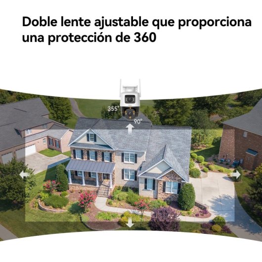 Caméra de surveillance Imou Cruiser Dual 2K Vision Nocturne Extérieure Détection IA Audio Bidirectionnel
