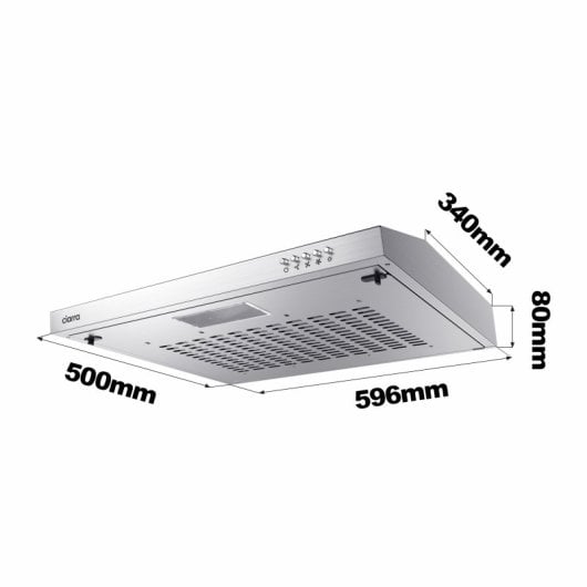 Ciarra AW6903S Exaustor De Recirculação Convencional Integrado 60cm C Aço Inoxidável
