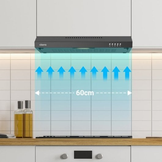 Ciarra AW6903B Exaustor De Recirculação Convencional Integrado 60cm C Preto