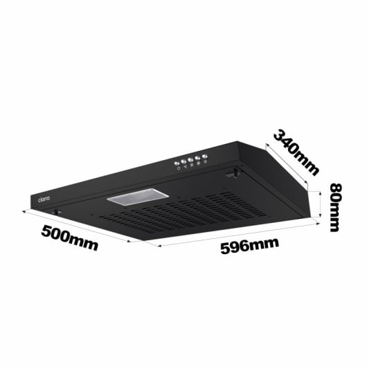 Ciarra AW6903B Exaustor De Recirculação Convencional Integrado 60cm C Preto