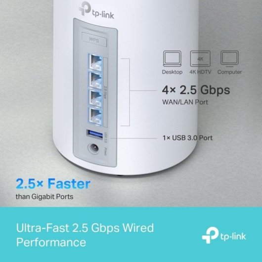 WiFi Mesh TP-Link Deco BE65 2 Nodos 11 Gbps 5200 pies² con control parental