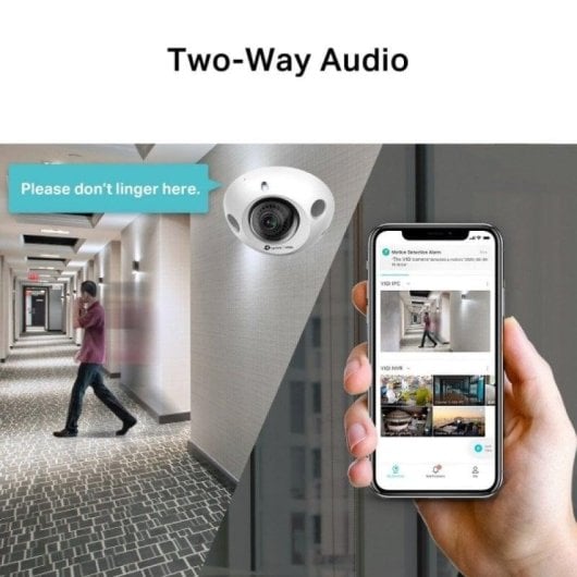 Caméra de surveillance TP-Link VIGI C230I MINI 2K Vision Nocturne Intérieur et Extérieur Détection IA Audio Bidirectionnel