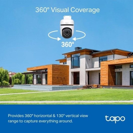 Caméra de surveillance TP-Link Tapo TC41 2K Vision Nocturne Intérieur et Extérieur Détection IA Audio Bidirectionnel Contrôle Vocal