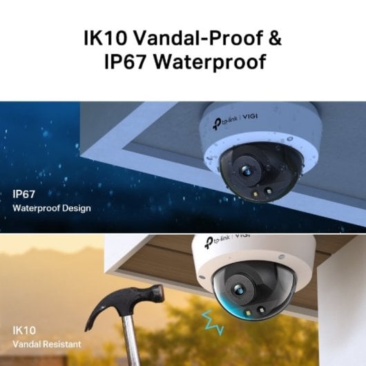 TP-Link VIGI C240 Cámara de Seguridad IP Interior y Exterior 2560 x 1440 Pixeles Techo/Pared