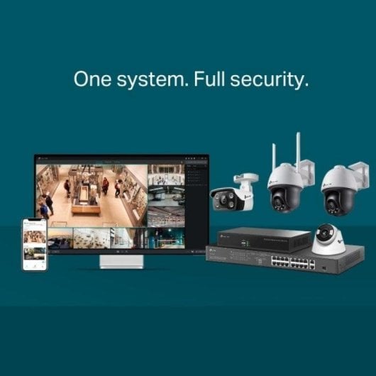 Caméra de surveillance TP-Link VIGI C540 2K Vision Nocturne Intérieur et Extérieur Détection IA Audio Bidirectionnel