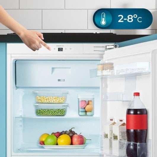 Frigorífico Mini Cecotec Bolero CoolMarket TT BI 121 White E Defrost 81,8cm 121L E Branco