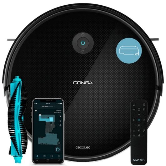 Cecotec Conga Connected Premium Robot Aspirateur et Laveur