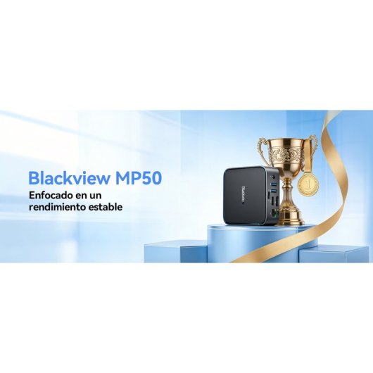 Mini PC Blackview MP50 AMD Ryzen 5 3500U 16GB 512GB SSD Vega 8 Windows 11 Pro Nero