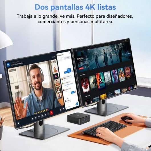 Mini PC Blackview MP50 AMD Ryzen 5 3500U 16GB 512GB SSD Vega 8 Windows 11 Pro Nero