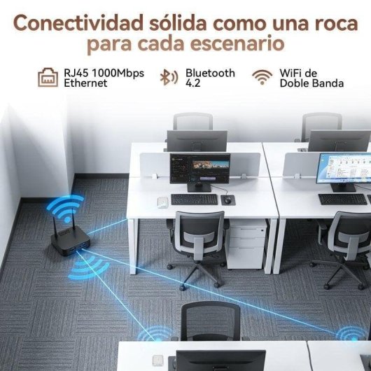 Mini PC Blackview H80 AMD Ryzen 5 3500U 16GB 512GB SSD Radeon Vega 8 Windows 11 Pro Noir