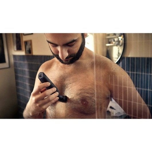 Rasoio Elettrico Corpo Philips BodyGroom Series 3000 BG3017/01 Senza Filo 50min Impermeabile 1 Pettine