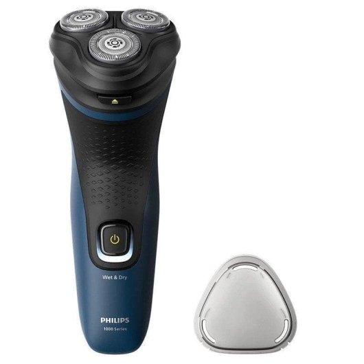 Rasoio Elettrico Viso Philips S1151/00 Series 1000 Senza Filo 40min Funzionamento a Umido 3 Testine Flessibili