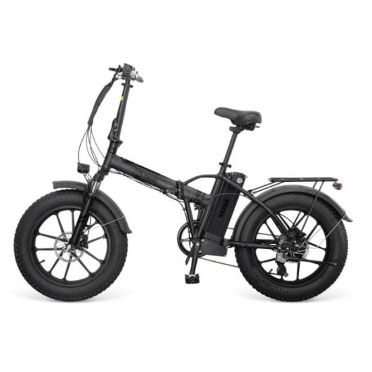 Youin Texas Black V3 Vélo électrique tout-terrain urbain Fat Wheels 20" pliable noir