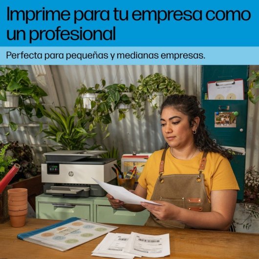 HP OfficeJet Pro 9125e Impresora Multifunción Color WiFi Dúplex Fax + 6 Meses Gratis Instant Ink