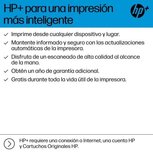 HP OfficeJet Pro 9125e Impresora Multifunción Color WiFi Dúplex Fax Compatible Instant Ink