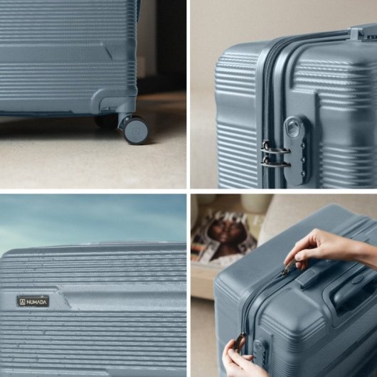 Numada Upfly T10 Maleta de Cabina 20' ABS XS (55x36x19cm) Azul