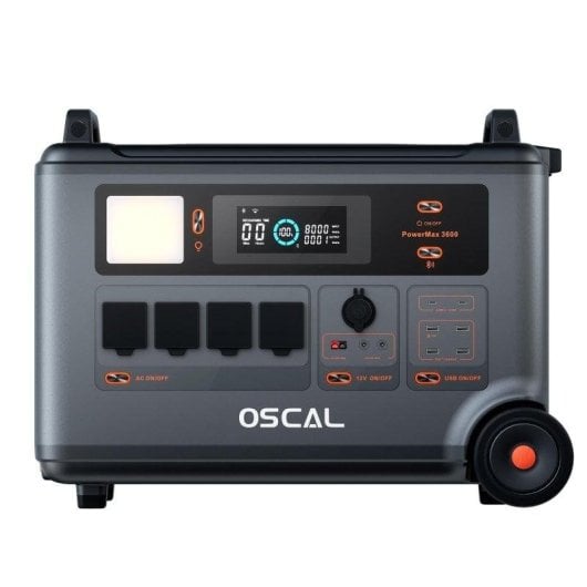 OSCAL Powemax3600 Estación de Energía Portátil 3600Wh