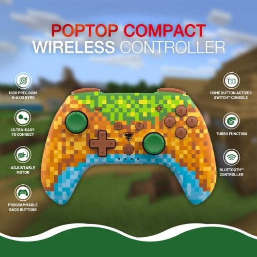 Dragon Shock Compact PopTop Gamepad Inalámbrico Bluetooth para Nintendo Switch
