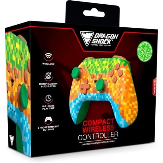 Dragon Shock Compact PopTop Gamepad Inalámbrico Bluetooth para Nintendo Switch
