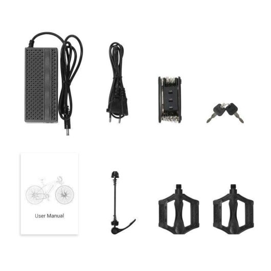 Touroll B1 Bicicleta Eléctrica 250W 40Nm Batería 561.6Wh 90km 7 Velocidades Shimano